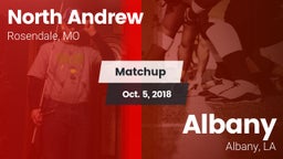 Matchup: North Andrew vs. Albany  2018