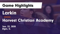 Larkin  vs Harvest Christian Academy Game Highlights - Jan. 22, 2020