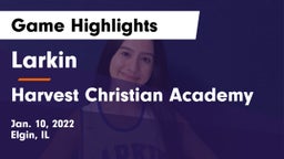 Larkin  vs Harvest Christian Academy Game Highlights - Jan. 10, 2022