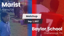 Matchup: Marist vs. Baylor School 2017