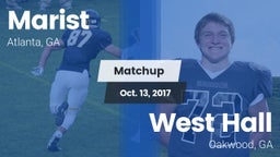 Matchup: Marist vs. West Hall  2017