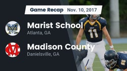 Recap: Marist School vs. Madison County  2017