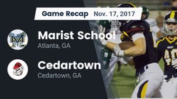 Recap: Marist School vs. Cedartown  2017