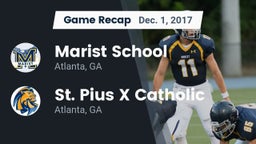 Recap: Marist School vs. St. Pius X Catholic  2017