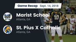 Recap: Marist School vs. St. Pius X Catholic  2018