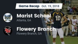 Recap: Marist School vs. Flowery Branch  2018