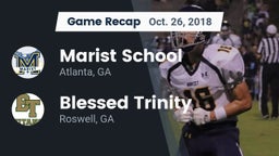 Recap: Marist School vs. Blessed Trinity  2018