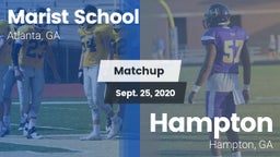 Matchup: Marist School vs. Hampton  2020