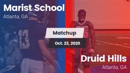 Matchup: Marist School vs. Druid Hills  2020