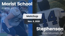 Matchup: Marist School vs. Stephenson  2020