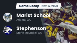 Recap: Marist School vs. Stephenson  2020