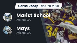 Recap: Marist School vs. Mays  2020