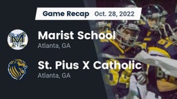 Recap: Marist School vs. St. Pius X Catholic  2022