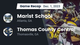 Recap: Marist School vs. Thomas County Central  2023