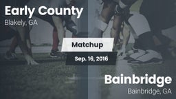 Matchup: Early County vs. Bainbridge  2016