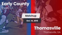Matchup: Early County vs. Thomasville  2016