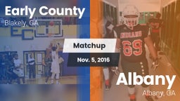 Matchup: Early County vs. Albany  2016