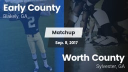 Matchup: Early County vs. Worth County  2017