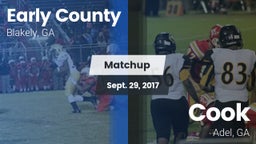 Matchup: Early County vs. Cook  2017