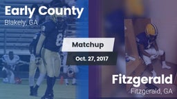 Matchup: Early County vs. Fitzgerald  2017