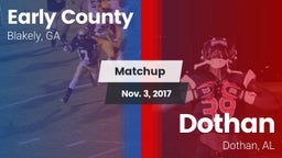 Matchup: Early County vs. Dothan  2017
