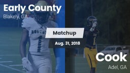 Matchup: Early County vs. Cook  2018