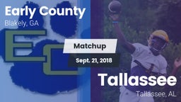 Matchup: Early County vs. Tallassee  2018
