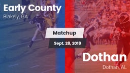 Matchup: Early County vs. Dothan  2018