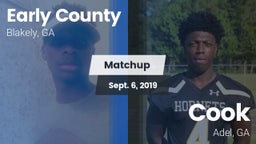 Matchup: Early County vs. Cook  2019