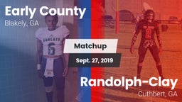 Matchup: Early County vs. Randolph-Clay  2019