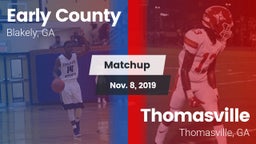 Matchup: Early County vs. Thomasville  2019