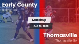 Matchup: Early County vs. Thomasville  2020