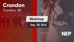 Matchup: Crandon vs. NEP 2016