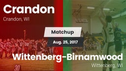 Matchup: Crandon vs. Wittenberg-Birnamwood  2017
