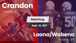 Matchup: Crandon vs. Laona/Wabeno 2017
