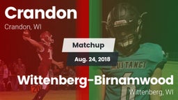 Matchup: Crandon vs. Wittenberg-Birnamwood  2018