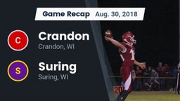 Recap: Crandon  vs. Suring  2018
