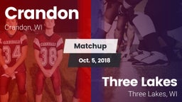 Matchup: Crandon vs. Three Lakes  2018