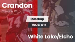 Matchup: Crandon vs. White Lake/Elcho 2018