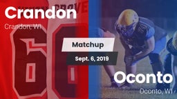 Matchup: Crandon vs. Oconto  2019