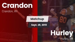 Matchup: Crandon vs. Hurley  2019