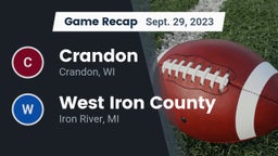 Recap: Crandon  vs. West Iron County  2023