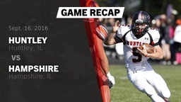 Recap: Huntley  vs. Hampshire  2016