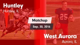 Matchup: Huntley vs. West Aurora  2016