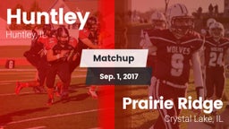 Matchup: Huntley vs. Prairie Ridge  2017