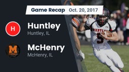 Recap: Huntley  vs. McHenry  2017