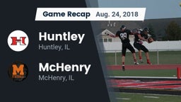 Recap: Huntley  vs. McHenry  2018