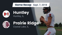 Recap: Huntley  vs. Prairie Ridge  2018