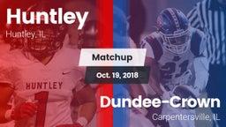 Matchup: Huntley vs. Dundee-Crown  2018