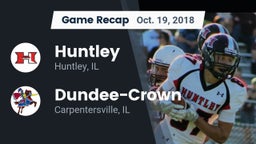 Recap: Huntley  vs. Dundee-Crown  2018